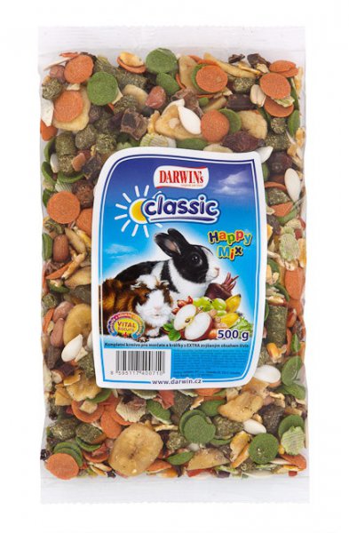 CLASSIC pro morčata a králíky - happy mix DOPRODEJ - 500g