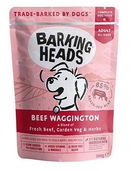 BARKING HEADS Beef Waggington kapsička